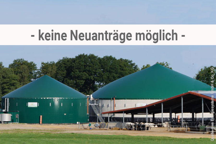 Link zum Förderprogramm, Bild Güllekleinanlage, Quelle: bwe Energiesysteme GmbH & Co. KG