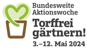 Logo bundesweite Aktionswoche Torffrei Gärtnern