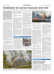 Waldbrandmanagement - Quelle: Holz-Zentralblatt